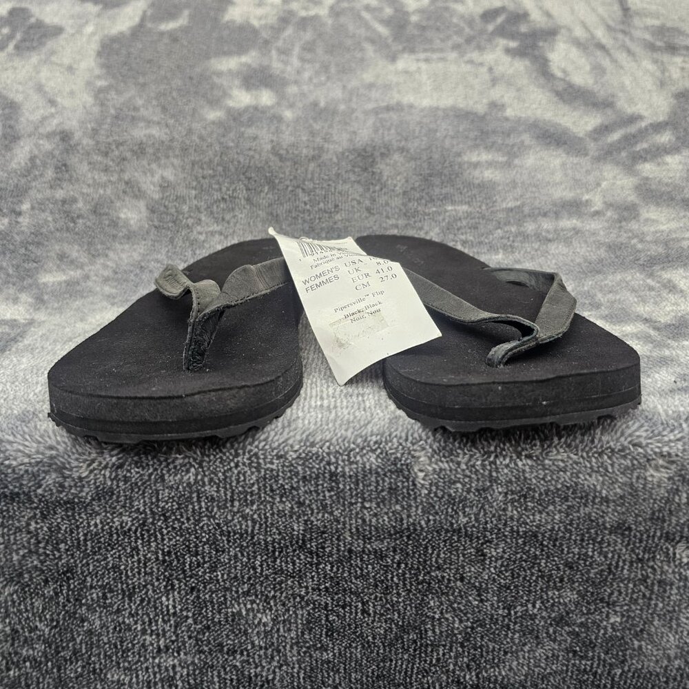 Columbia Pipersville Flep Flop Shoes womens 10 black post toe NEW - Picture 11 of 12